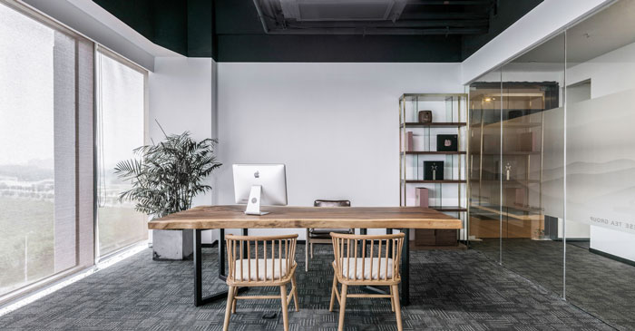 禪意辦公會所總經理辦公室裝修效果圖