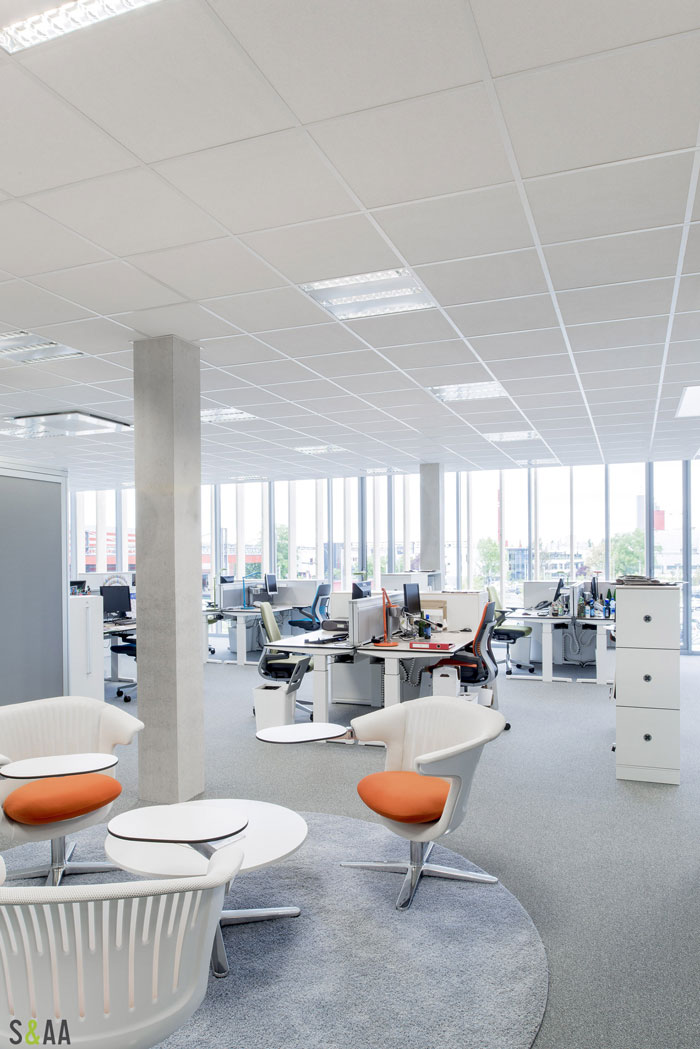 廠房研發中心辦公室辦公區裝修設計效果圖