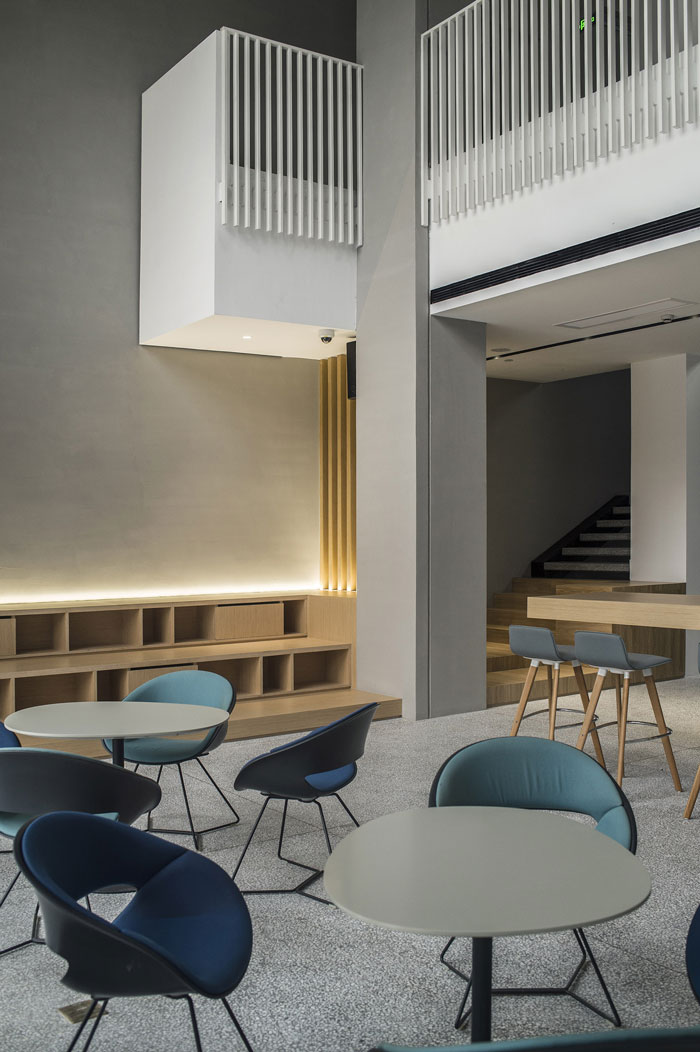 廠房辦公空間接待區裝修設計效果圖