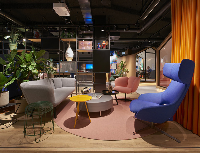 公司辦事處辦公室接待區(qū)裝修設(shè)計效果圖