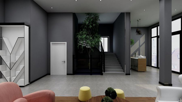 800平方辦公室裝修設(shè)計效果圖