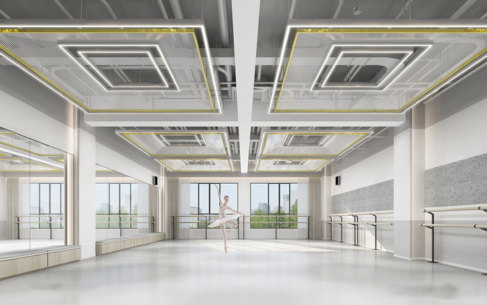 藝術(shù)學校教室裝修設(shè)計效果圖