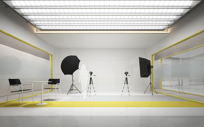 藝術(shù)學校拍照區(qū)裝修設(shè)計效果圖