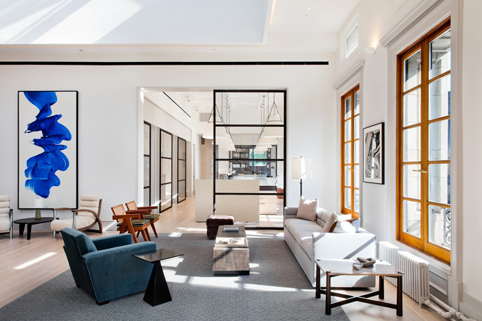 900平方辦公室進(jìn)門區(qū)裝修設(shè)計(jì)效果圖