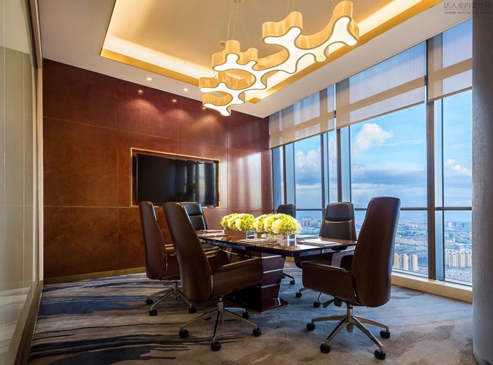 金融控股公司小會(huì)議室裝修設(shè)計(jì)效果圖