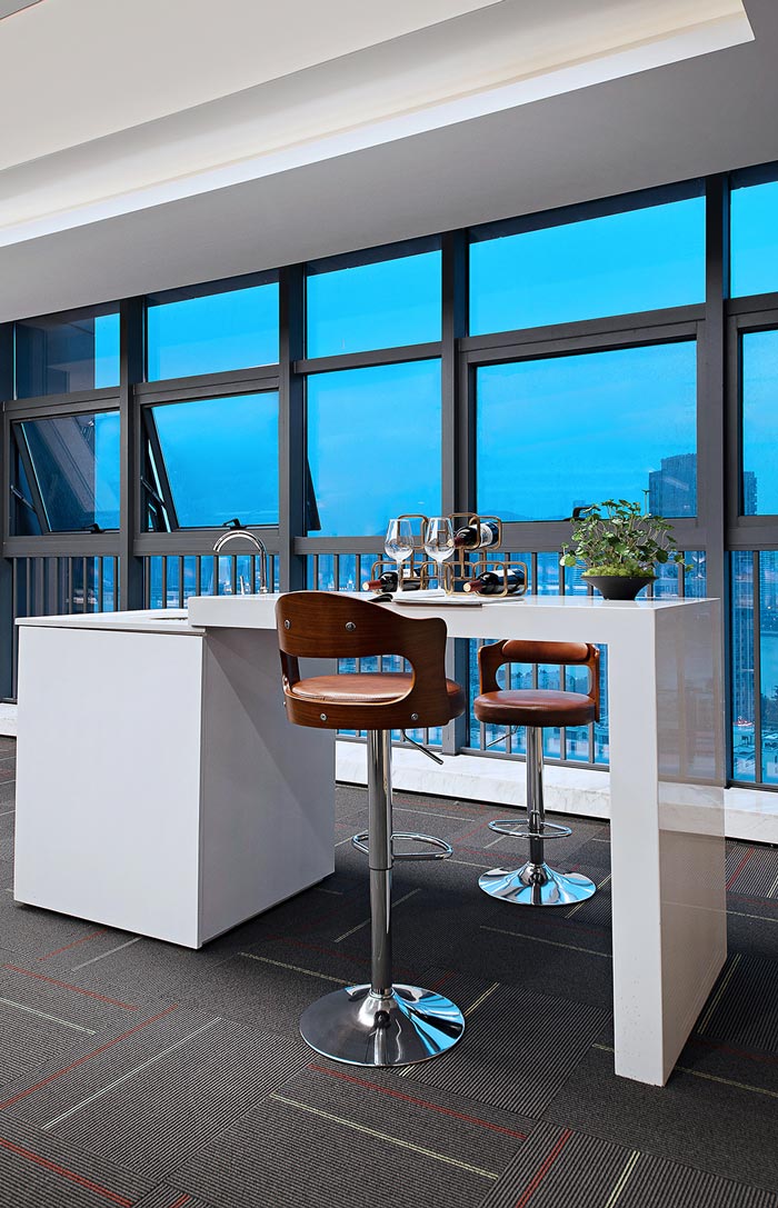 金融公司吧臺裝修設計效果圖