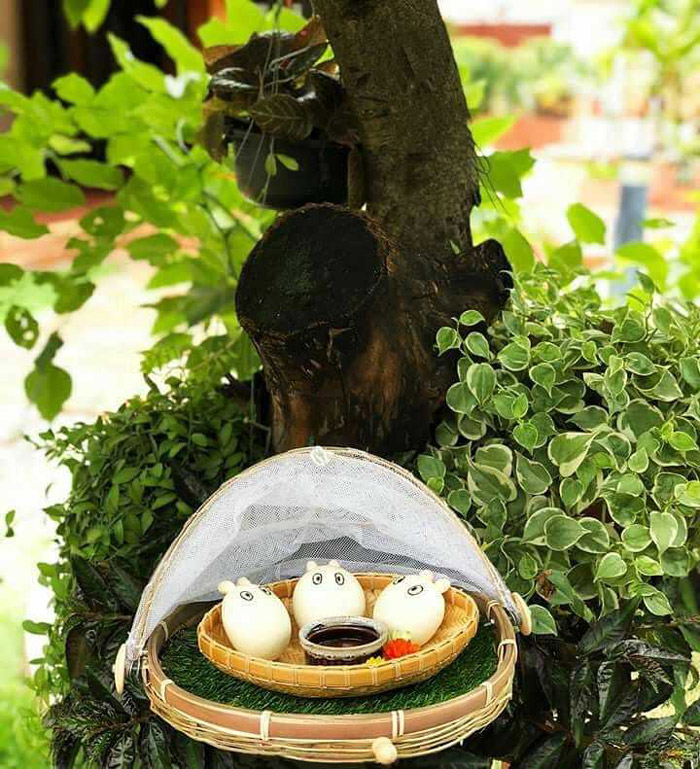 龍貓主題餐廳餐區裝修設計效果圖