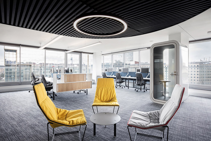 信托公司辦公室辦公區裝修設計效果圖