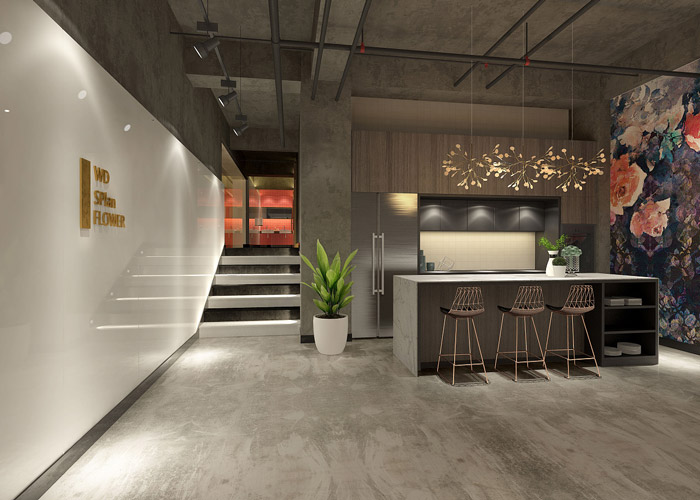 舞蹈培訓班茶水間裝修設計效果圖