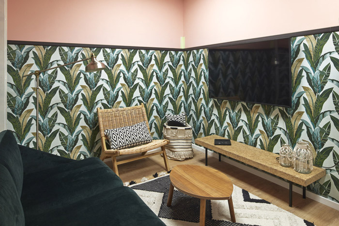 營養科技公司辦公室休息區設計方案