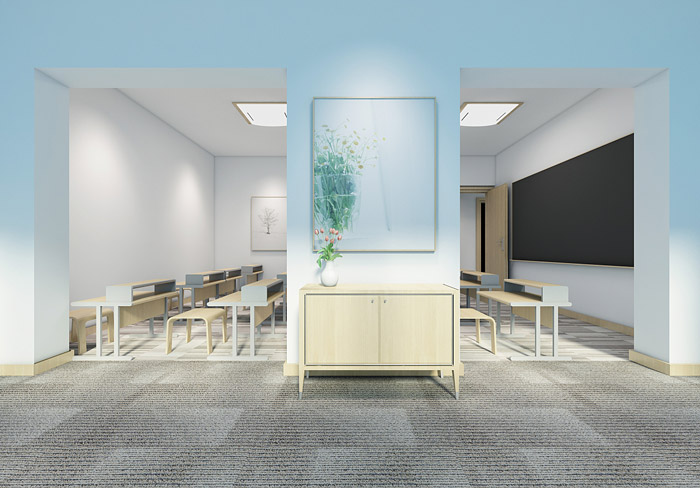 教育培訓(xùn)機構(gòu)教室裝修設(shè)計效果圖