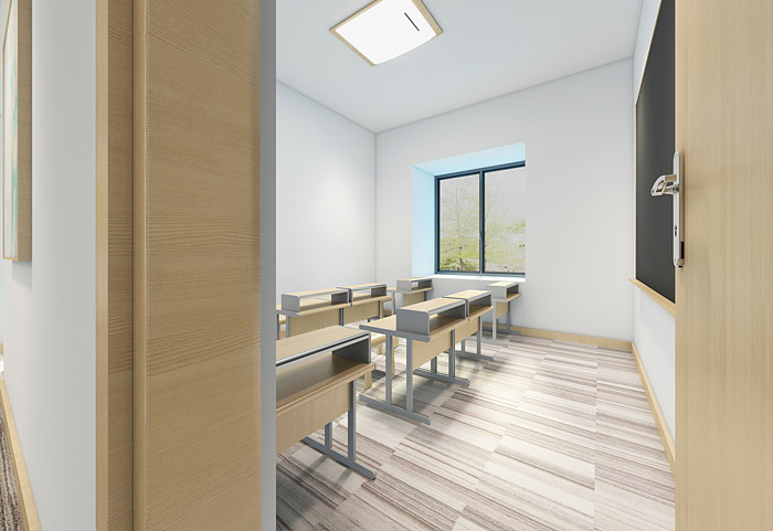 教育培訓(xùn)機構(gòu)教室裝修設(shè)計效果圖