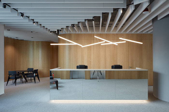 房地產公司前臺裝修設計效果圖