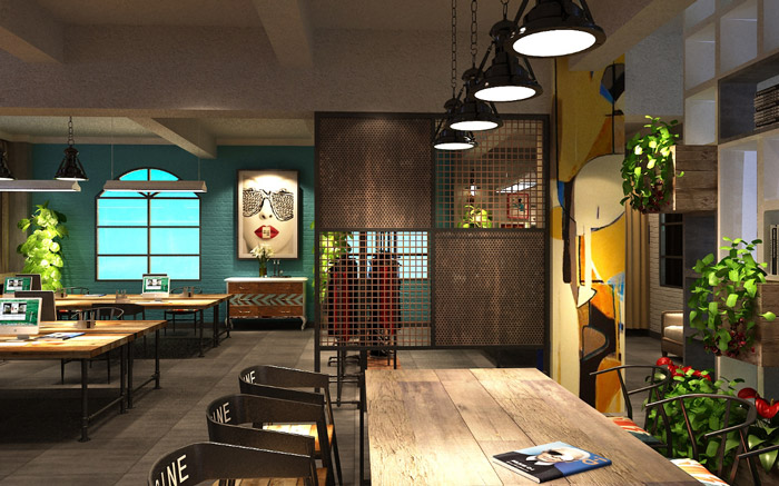 服裝公司進門區裝修設計效果圖