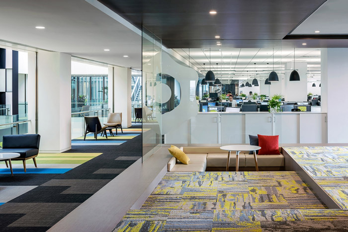 網絡公司辦公室辦公區裝修設計方案