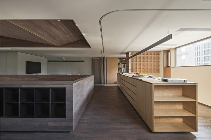 顧問公司辦公室材料區裝修設計效果圖