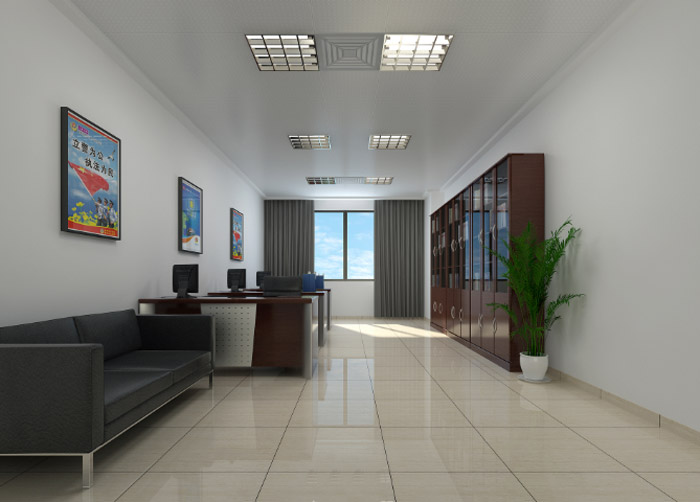 公安辦公樓辦公區裝修設計效果圖