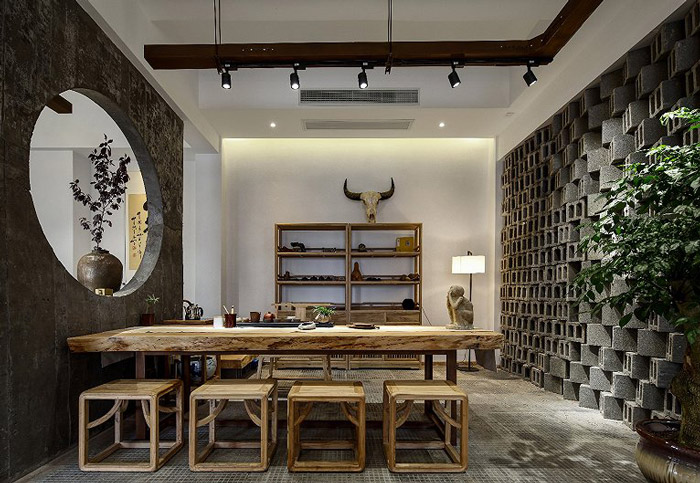 禪意辦公室休息區裝修效果圖