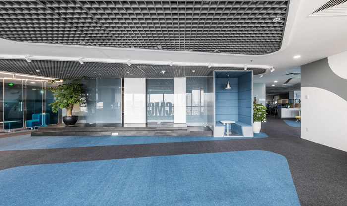 科技類公司辦公室交流區裝修設計效果圖