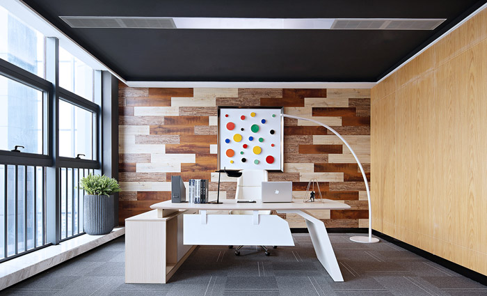 科技公司總經理辦公室裝修設計效果圖