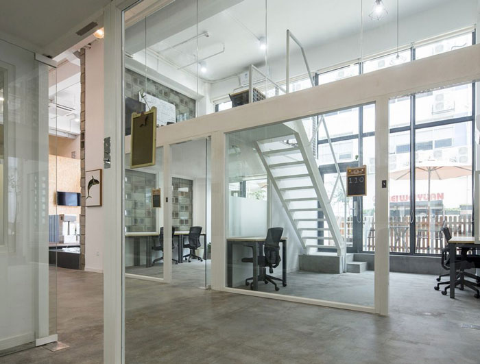 工廠改造辦公室進么區(qū)裝修設計效果圖