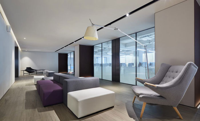 企業辦公室交流區設計裝修效果圖