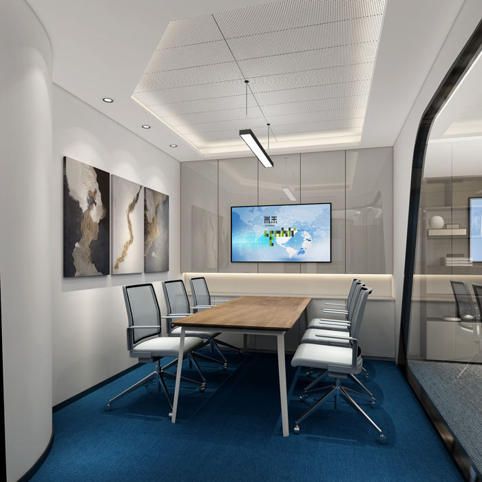 醫療公司辦公室會議室裝修設計效果圖