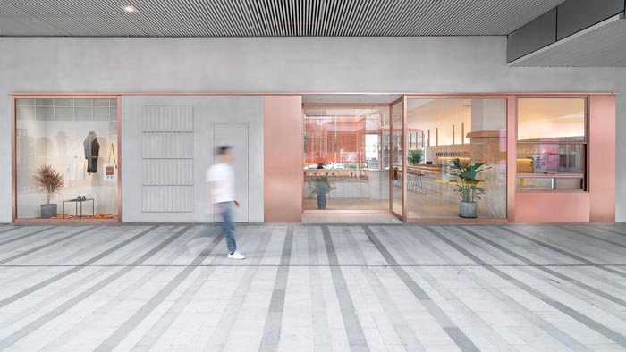 茶餐廳門面裝修設計效果圖