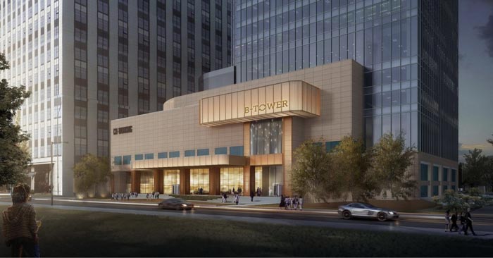 上海寶鋼辦公樓設計效果圖