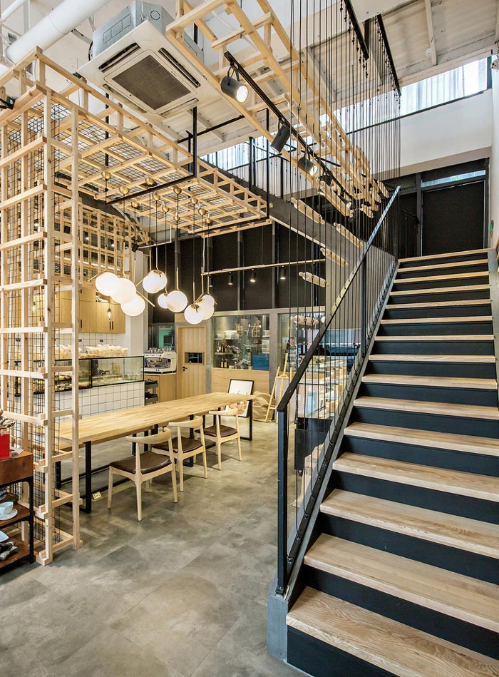 烘焙餐廳餐區(qū)裝修設(shè)計效果圖