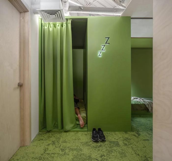 二(2)層辦公樓午休區設計方案