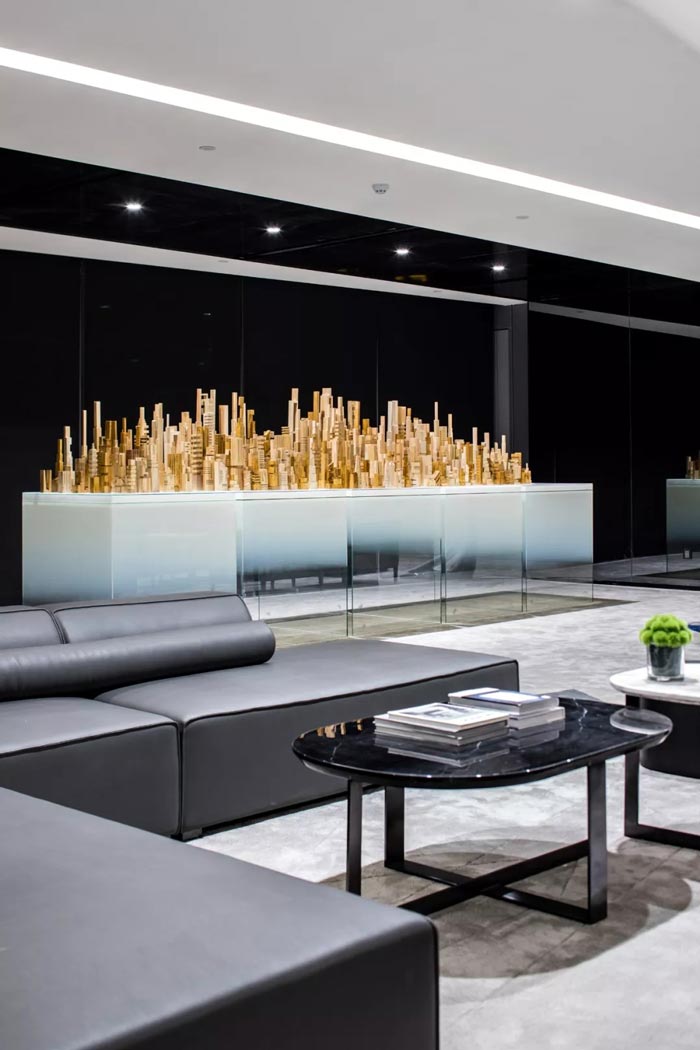 時尚辦公樓接待區設計方案