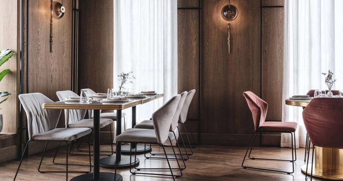 兩層夢(mèng)幻餐廳二樓裝修設(shè)計(jì)效果圖