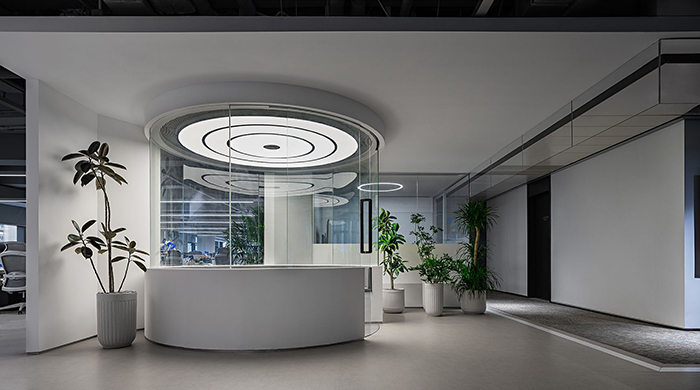 醫藥公司辦公室走廊設計案例